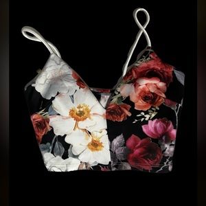 Floral crop top